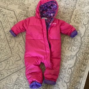 Columbia Snowsuit 18-24 months Hot Pink